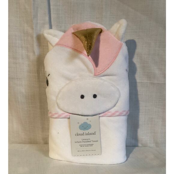 Cloud Island Hooded Unicorn Towel NWT - Picture 2 of 2